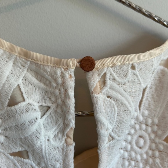 Layered lace tank top by Dolce Vita, Ivory, size M - Picture 5 of 7